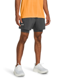 Under Armour Launch 5" 2-In-1 Shorts Gray