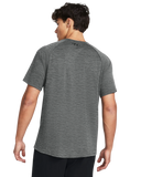 Under Armour Mens tech Textured T-Shirt In Grey