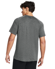 Under Armour Mens tech Textured T-Shirt In Grey