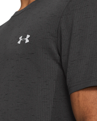 Under Armour Mens Seamless T-Shirts In Dark Grey