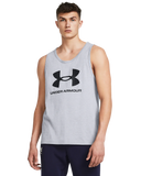 Under Armour Mens Sportstyle Tank Tops In Light Grey