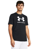 Under Armour Mens Sportstyle Logo T-shirts In Black