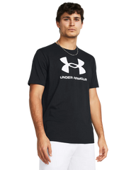 Under Armour Mens Sportstyle Logo T-shirts In Black