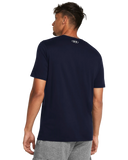 Under Armour Mens Sportstyle Logo T-shirts In Navy