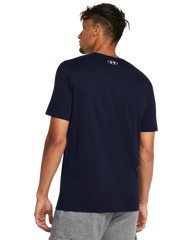Under Armour Mens Sportstyle Logo T-shirts In Navy
