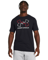 Under Armour Mens Gl Foundation Update Short Sleeves T-Shirt In Black