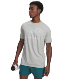 Under Armour Mens Gl Foundation Update Short Sleeves T-Shirt In Grey