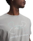 Under Armour Mens Gl Foundation Update Short Sleeves T-Shirt In Grey