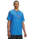 Under Armour Mens GL Foundation Update T-Shirt In Blue