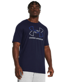 Under Armour Mens Gl Foundation Update Short Sleeves T-Shirt In Navy