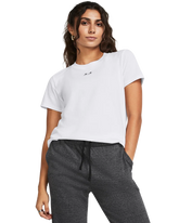 Under Armour Womens Rival Core T-Shirt In White