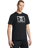 Under Armour Men Boxed Sports Updated Ss Black