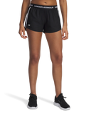 Under Armour Womens Tech Play Up Shorts In Black and White