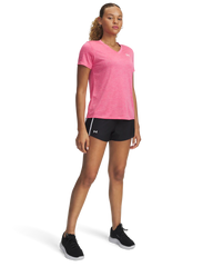 Under Armour Womens Tech Play Up Shorts In Black and White