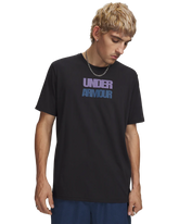 Under Armour Block Logo Short Sleeve T-Shirt In Black