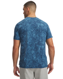 Under Armour Mens Velociti Pro Print T-Shirt In Blue
