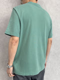 Calvin Klein Mens 206 Acid Wash Graphic T-Shirt In Green