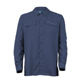 Watamu Mens Pemba Petrol Blue Shirt