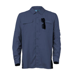 Watamu Mens Pemba Petrol Blue Shirt