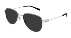 Saint Laurent Sunglasses Mens In silver Grey SL 772-002