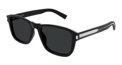 Saint Laurent Sunglass Man Black Crystal Black Sl 710-001