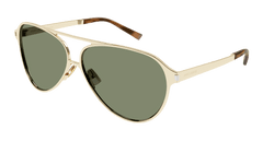 Saint Laurent Sunglasses Unisex Gold Green Sl 734-004
