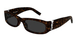 Yves Saint Laurent Sunglasses Unisex In Havana Grey SL M152-002