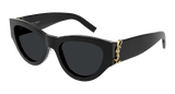 Saint Laurent Sunglass Woman Black Grey SL M94-001