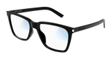 Saint Laurent Sunglasses Woman Black Transparent Sl 717 Slim Sun-001