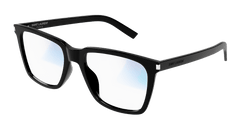 Saint Laurent Sunglasses Woman Black Transparent Sl 717 Slim Sun-001