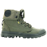 Palladium Unisex Pampa Baggy Supply Shoes In Olive Night