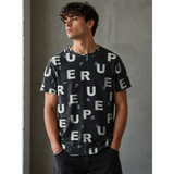 Pure Premium Scrabble Short Sleeve T-shirt In Black