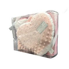 Mothers Choice Gift Box Sherpa Blanket & Pillow Set In Pink