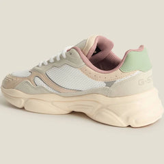 G-Star Womens Belle CTR Sneakers In White and Sand
