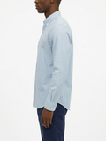 Polo Mens Long Sleeve Essential Oxford Shirt In Blue