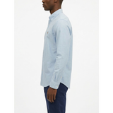Polo Mens Long Sleeve Essential Oxford Shirt In Blue
