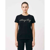 Sissy Boy Womens Drama Deluxe Baby T-Shirt In Black