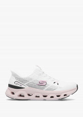 Skechers Womens Glide-Step Altus Shoes In White And Pink