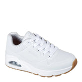 Skechers Unisex kids Uno Air Blitz Shoes In White