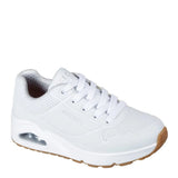 Skechers Unisex kids Uno Air Blitz Shoes In White
