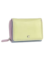 Cellini Diva Lotus Small Trifold Purse Green