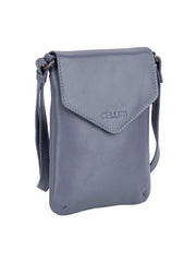 Cellini Diva Tuscany Phone Sling Grey Blue