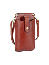 Polo Vegan Cellphone Purse In Brown