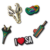 Crocs South African Sports Mix 5 Pack Plugs