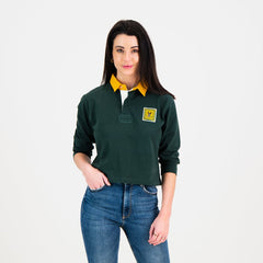 Old School Sa Supporters Classic 3/4 Crop Rugby Jersey