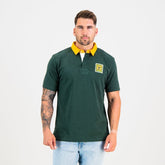 Old School Sa Supporters Clasic Ss Rugby Jersey Green