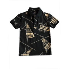 Soviet Mens Spiral Fashion Golfer In Black