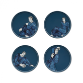 Carrol Boyes Side Plate Set Of 4-Indigo Blues