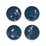 Carrol Boyes Side Plate Set Of 4-Indigo Blues
