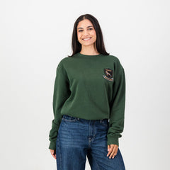Old School Springboks Shield Crew Sweater Green